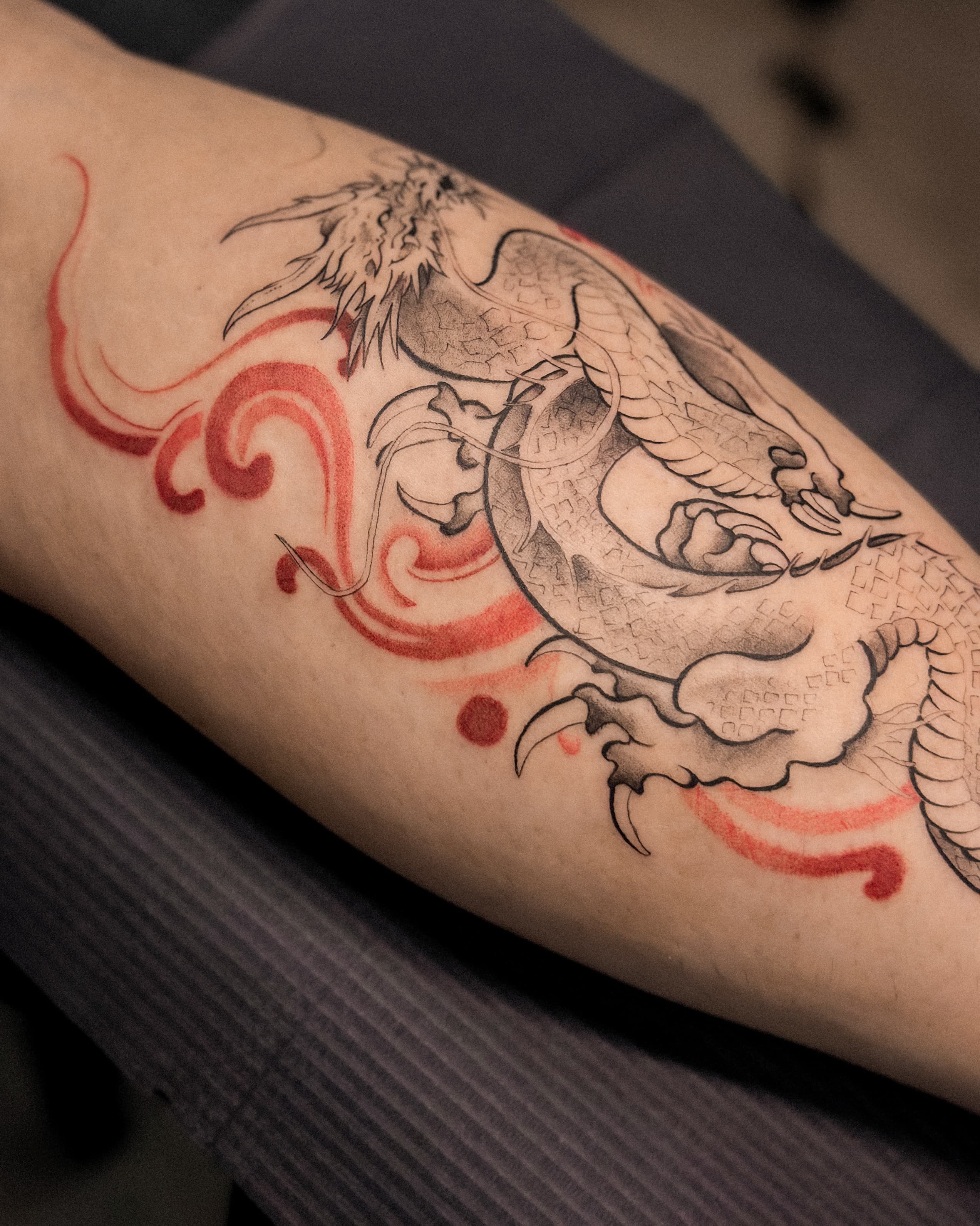Tatuagem realismo por Luis Felipe no estúdio SORA Ink Goiânia